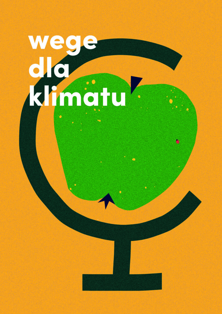 Plakat wege dla klimatu